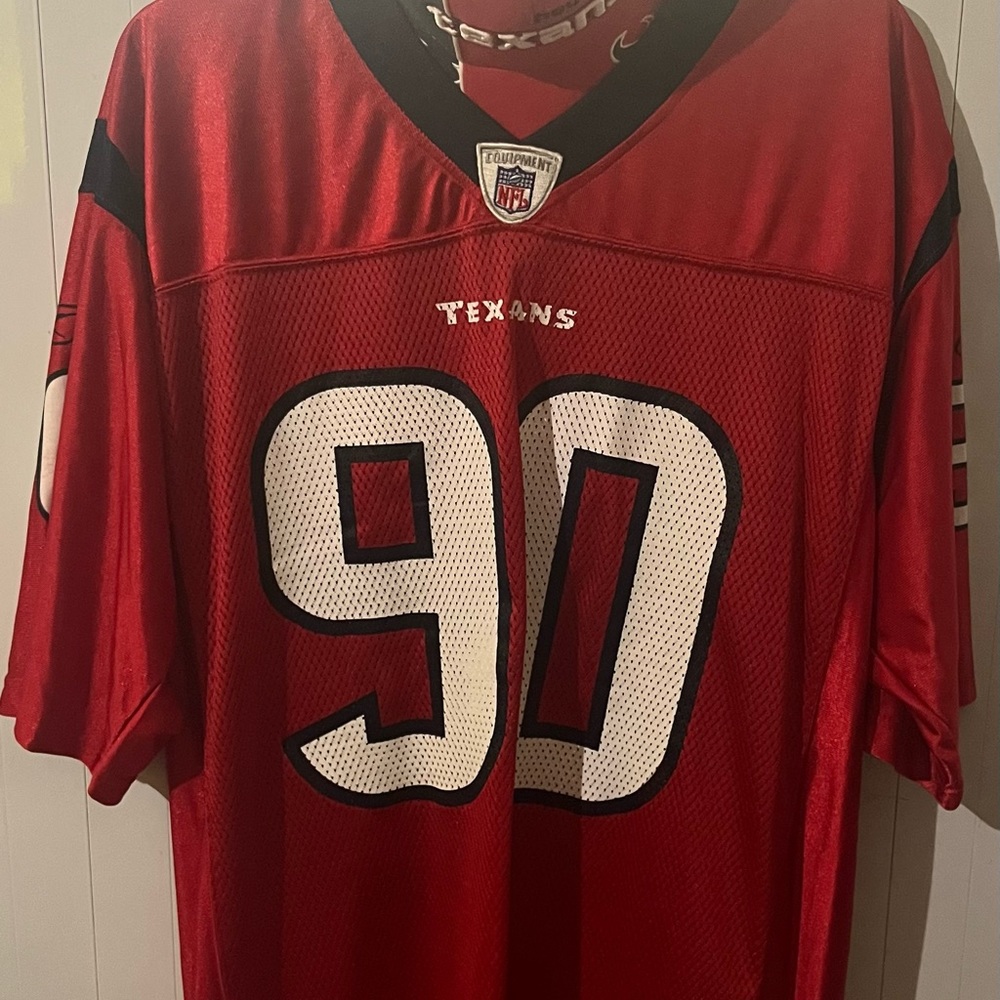Houston Texans jersey and hat sz medium